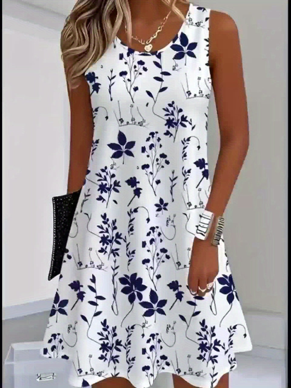 European and American • Summer Fashion • Printed Long Dress