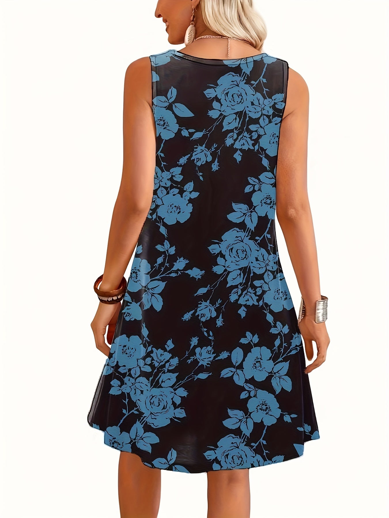 European and American • Summer Fashion • Printed Long Dress