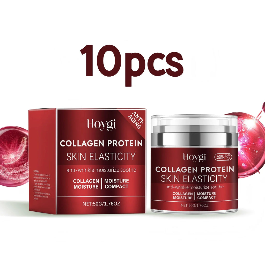 Hoygi 50g Collagen Face Cream Repair Skin Barrier Daily Moisturizer For Dry Skin Rejuvenation Anti Aging Firming Face Cream