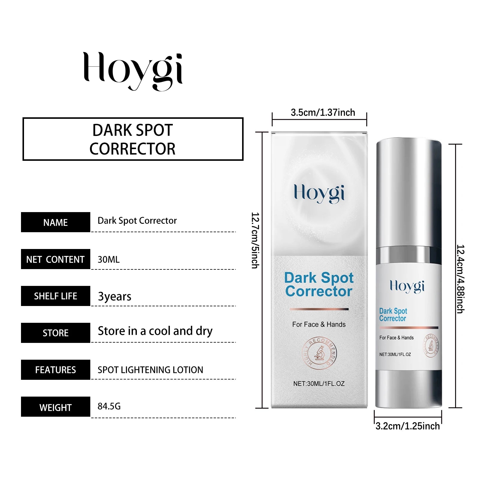 Hoygi 30ml Dark Spots Repairing Cream Nourish Face Remove Melanin Even Skin Rejuvenation Improve Dullness Brighten Facial Lotion