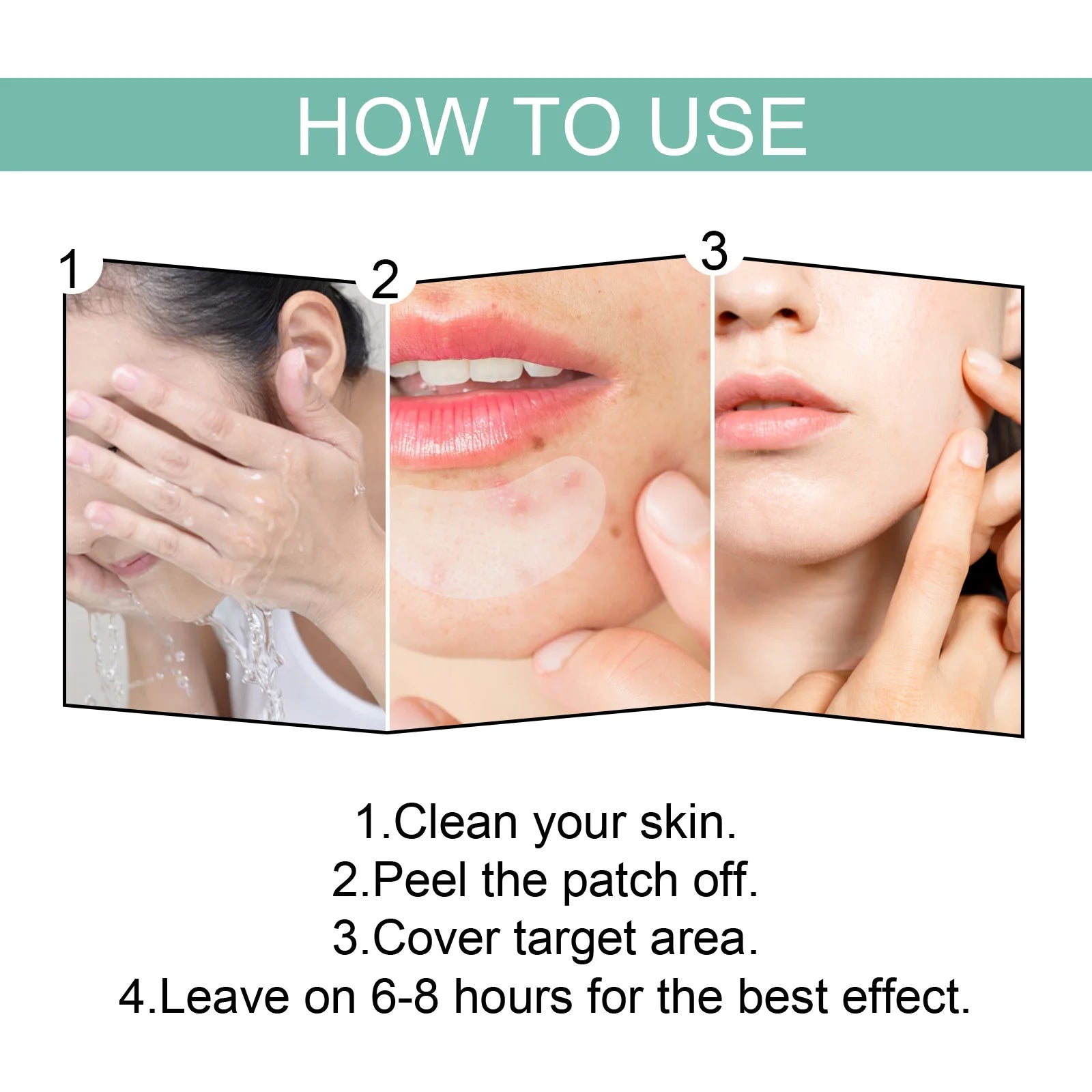 132Pcs Acne Pimple Patch Breathable Invisible Hydrocolloid Sticker Blemish Treatment Patches Relief Redness Pimple Care Stickers