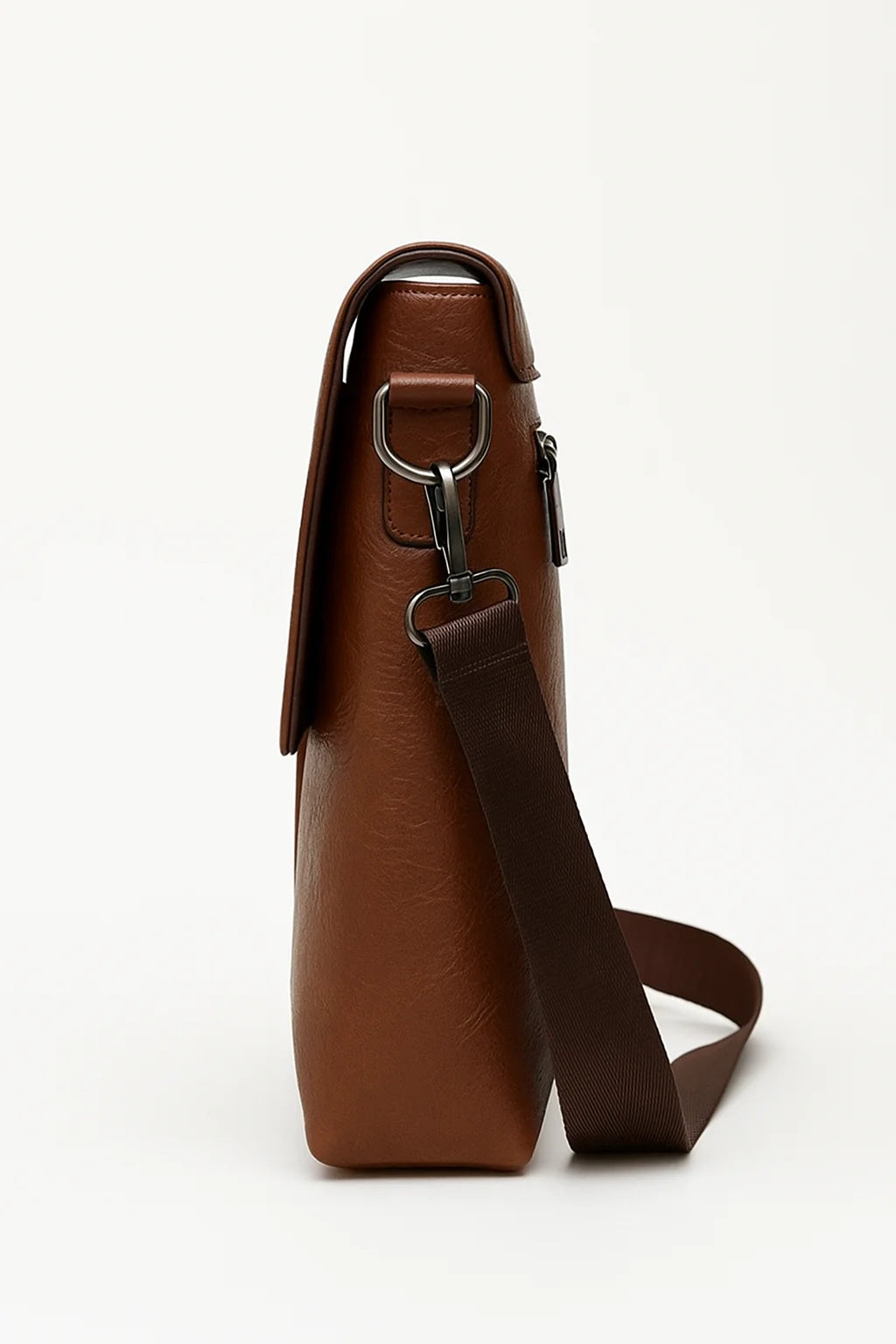 PU Leather Messenger Bag – Lightweight-Business-Ready and Stylish