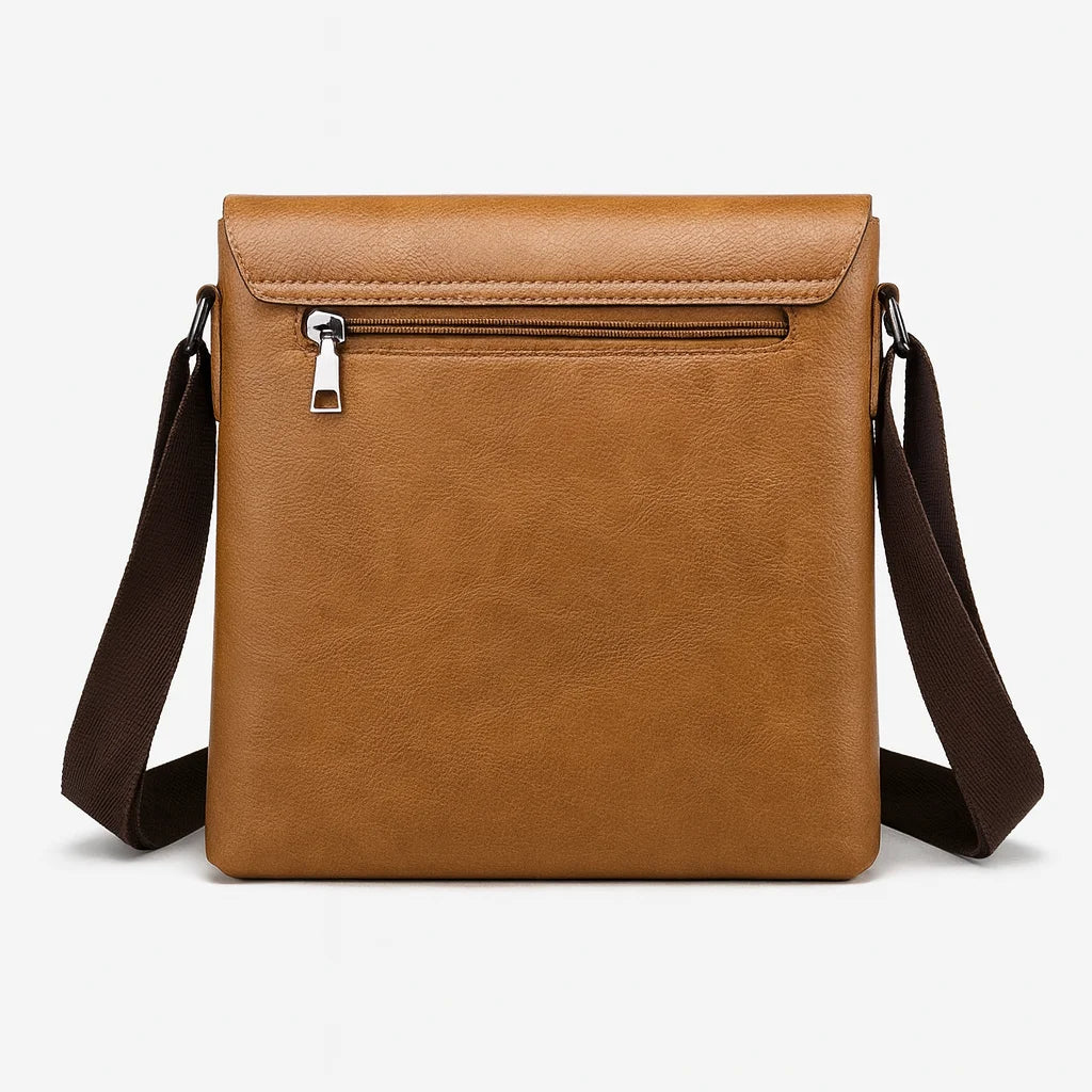 PU Leather Messenger Bag – Lightweight-Business-Ready and Stylish