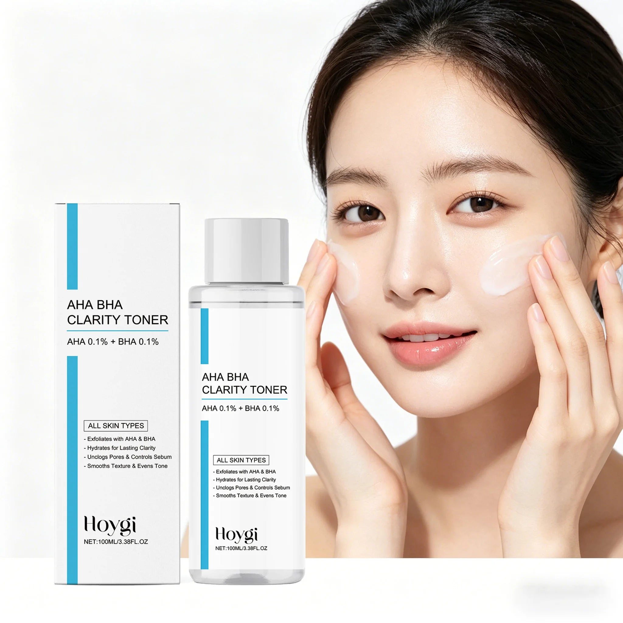 100ml Face Toner Deep Moisturizing Anti-oxidant Gentle Exfoliating Reduce Roughness Glowing Facial Toner for All Skin Types