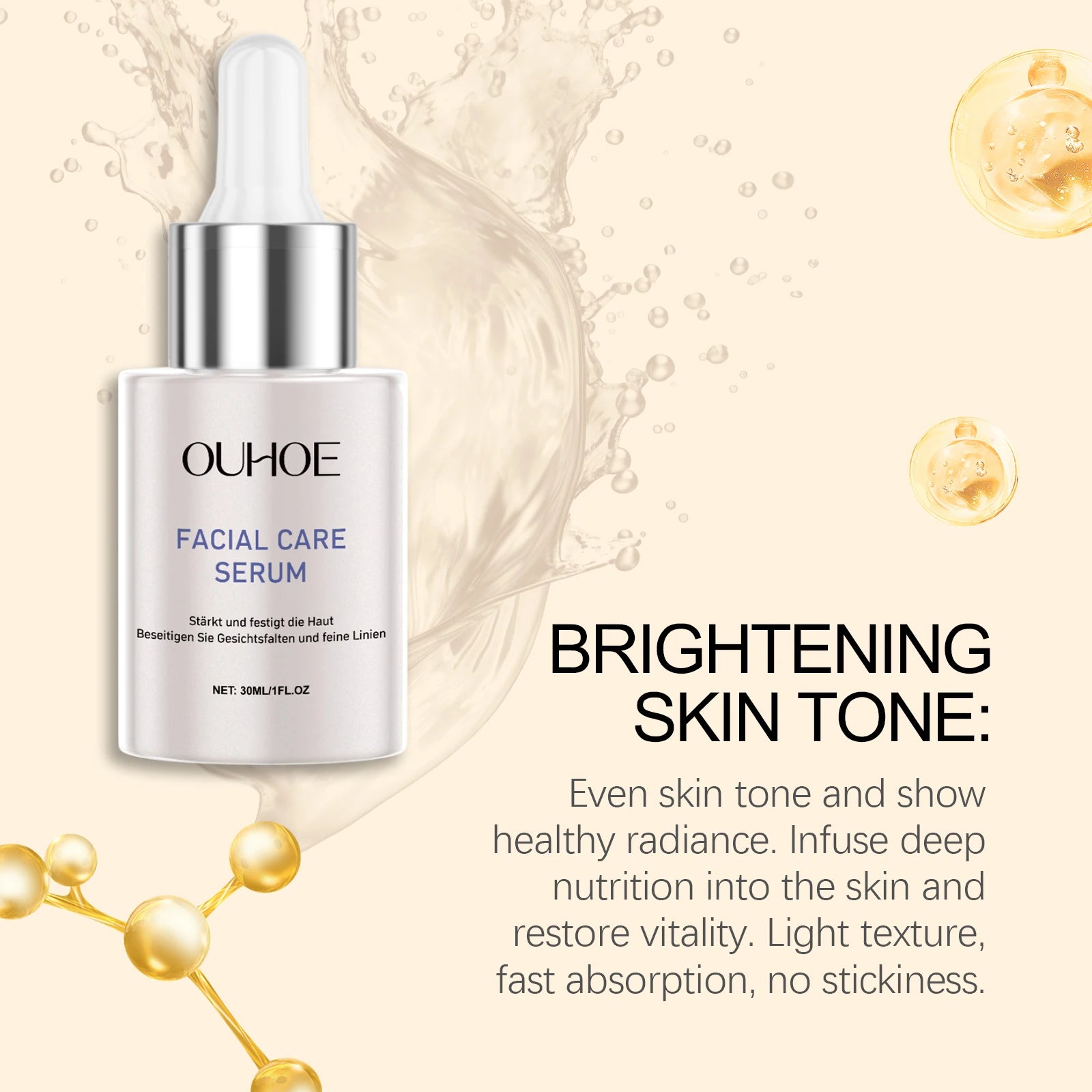 Centella 30ML Facial Serum Deep Moisturizing Improve Skin Texture Smoothing Boosts Elasticity Firming Lifting Face Care Serum