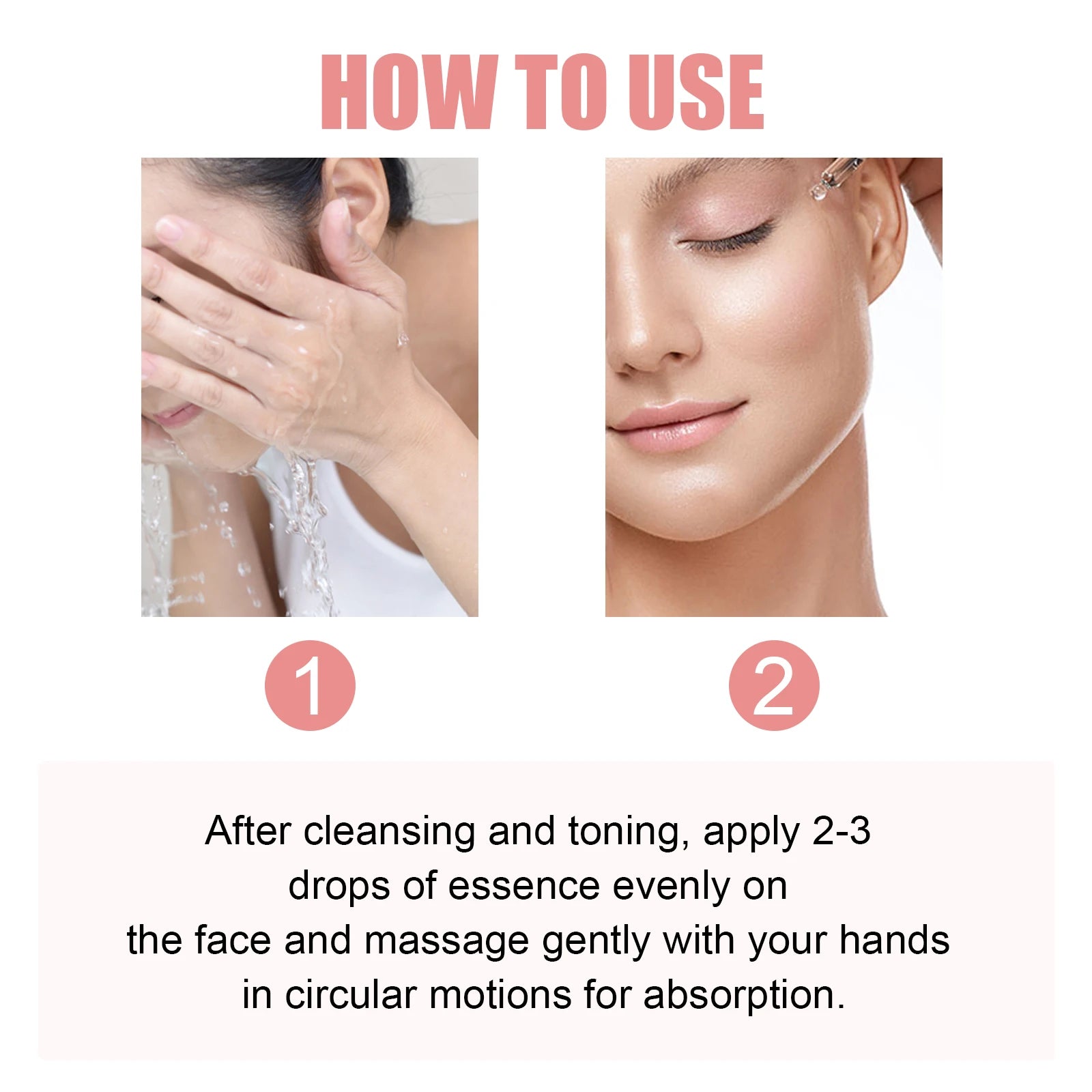 Niacinamide Face Serum Firming Skin Fade Fine Lines Pore Shrink Remove Dark Spots Smoothing Skin Glowing Face Serum