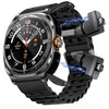 2025 New Arrival BT Call GT98 2 in 1 Sports Smart Watch NFC Health Monitoring Waterproof IP67 with Dafit App Calendar Function