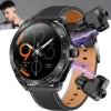 Newest Model 1.52 Inch Smart Watch ETF95 TWS 2 In1 Headphones Two in One Zinc Alloy Smart Fitness Bracelet Headset IPS
