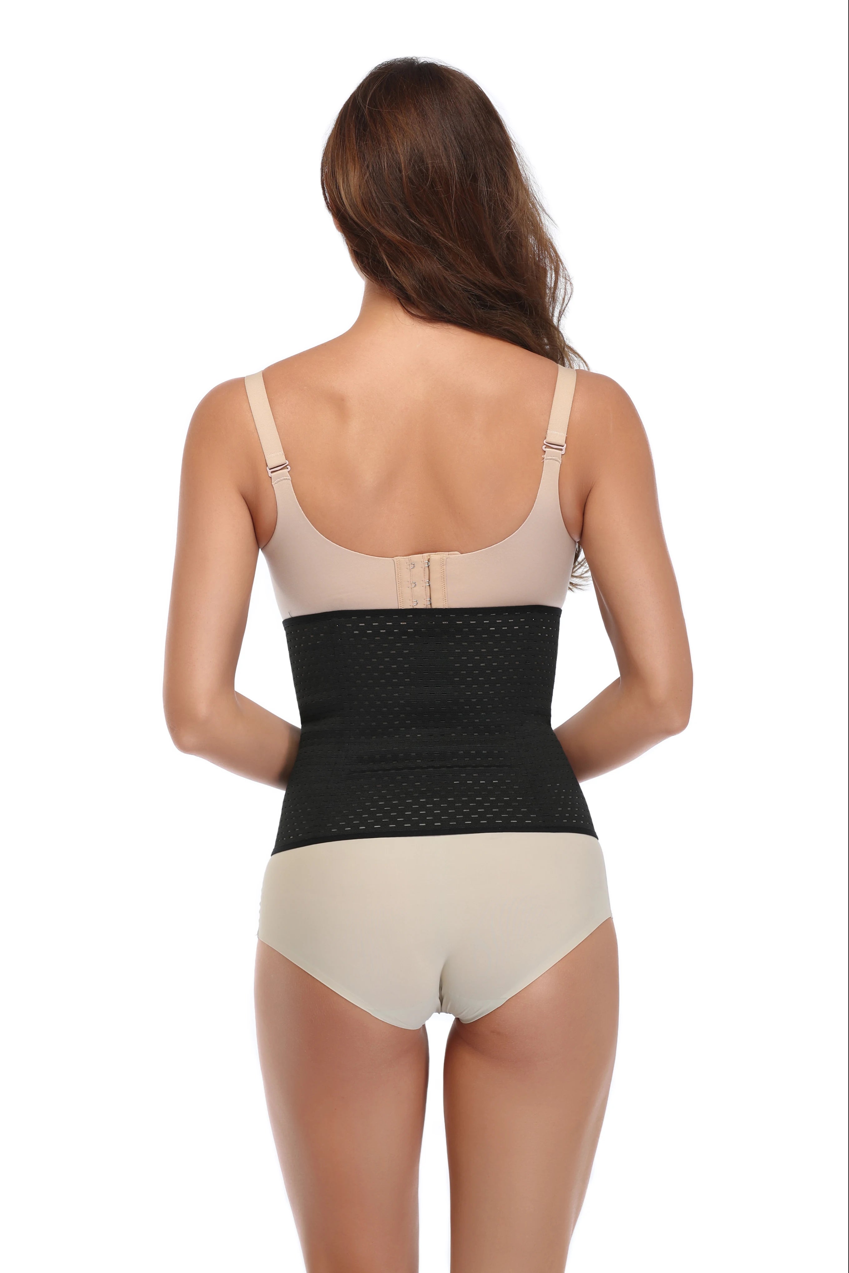 Lilvigor Slimming Waist Trainer Belt Shapewear Women Belly Cincher Body Shaper Fat Compression Strap Girdles Firm Hook Corset