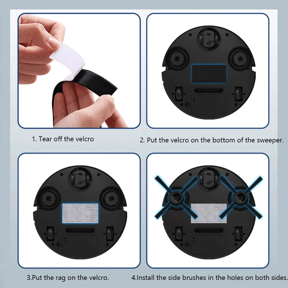 2025 New Vacuum Cleaner Automatic Robot Smart Sweeping Cleaning Machine Mopping Dragging Cleaning Sweep Floor USB Sweeping Robot