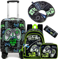 5-Piece Kids Luggage Set with Spinner Wheels, Airline-Approved Carry-On for Boys and Girls