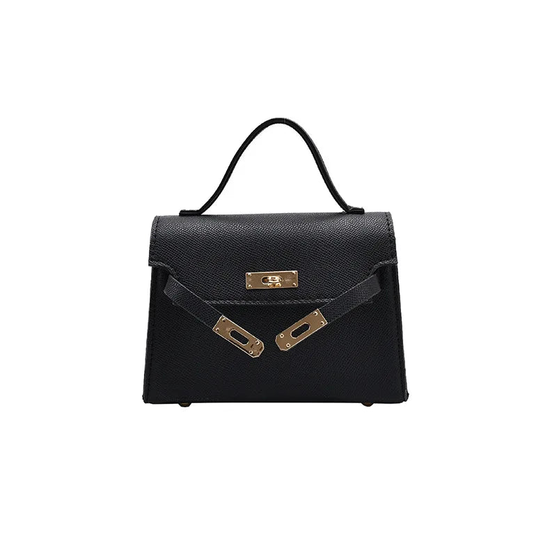 New Style Women's Bag with Lock Closure Fashionable Women Bag Trendy Embossed Women's Shoulder Bag Popular Crossbody Bag