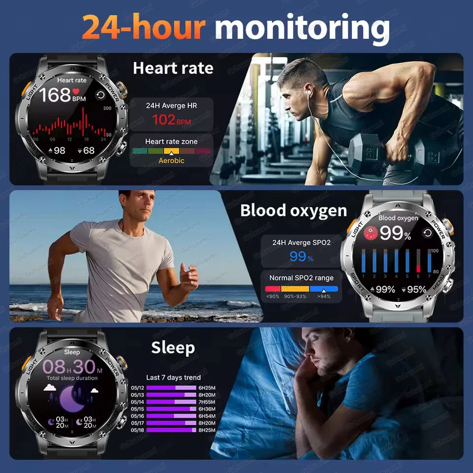 2026 Men Sturdy Durable Smart Watch