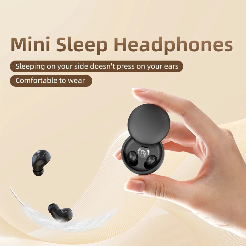 Bluetooth 5.4 Wireless Earphones Small Earbuds Sleeping