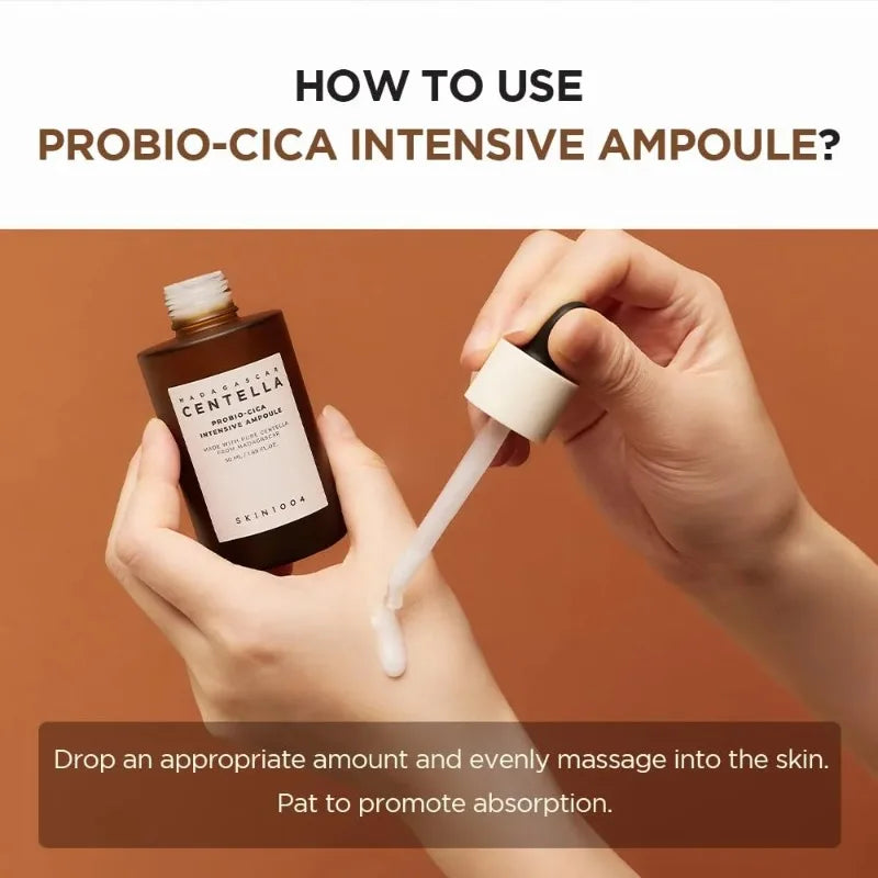 Skin1004 Madagascar Centella Probio-Cica Ampoule Serum Anti-aging Face Essence Soothes Skin 95ml Korean Skincare Products