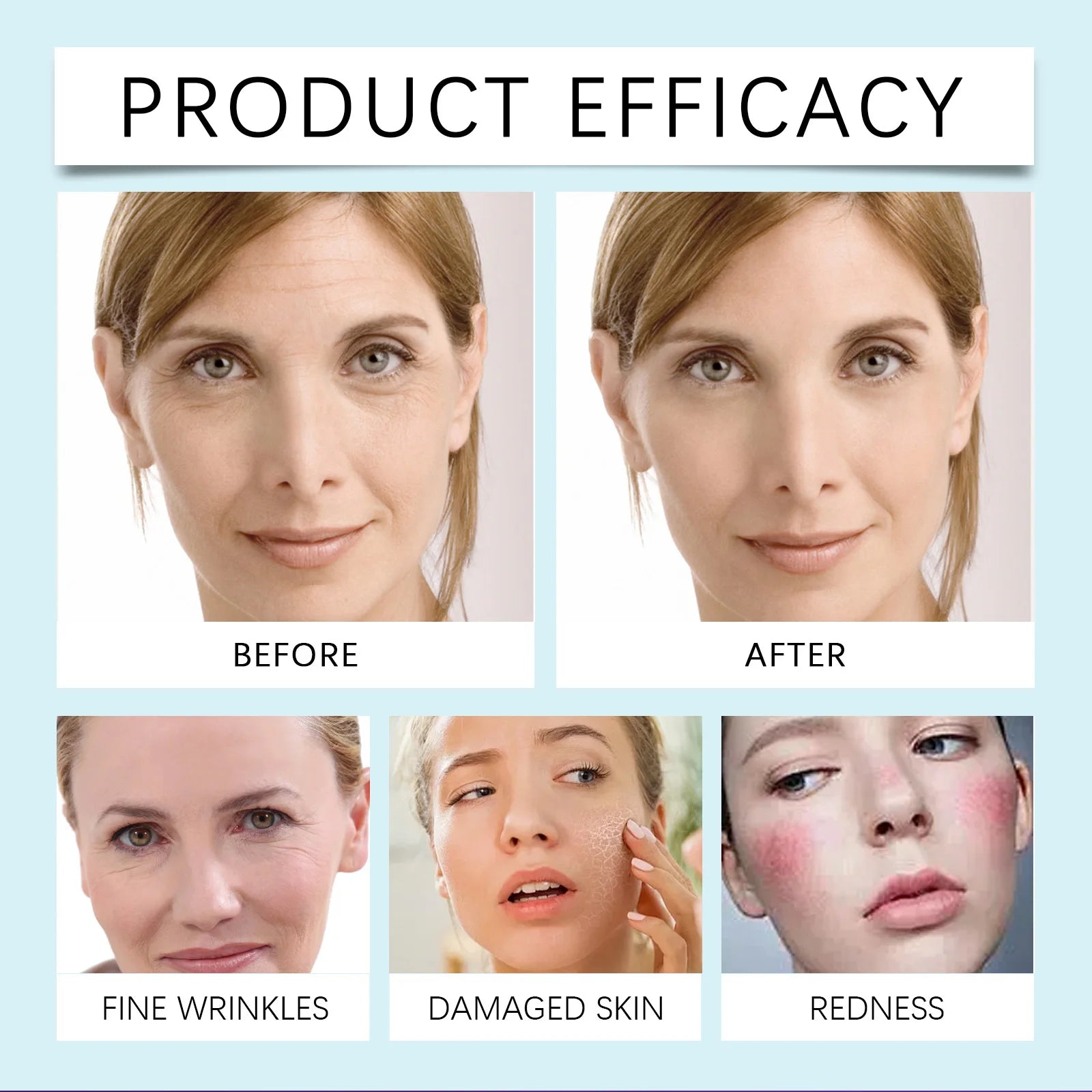 Line Reducing Firming Facial Serum Moisturizing Brightening Vitamin B5 Hyaluronic Acid Facial Serum Pore Tightening Skincare