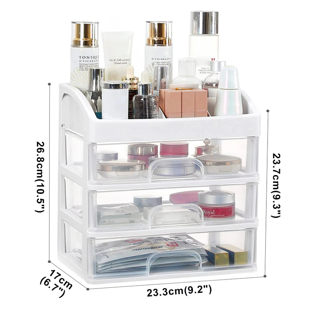 Desktop Storage Box Storage Drawer Hair Decoration Multi-layer Storage Cabinet Cosmetics Jewelry Box Stationery Multi-functional