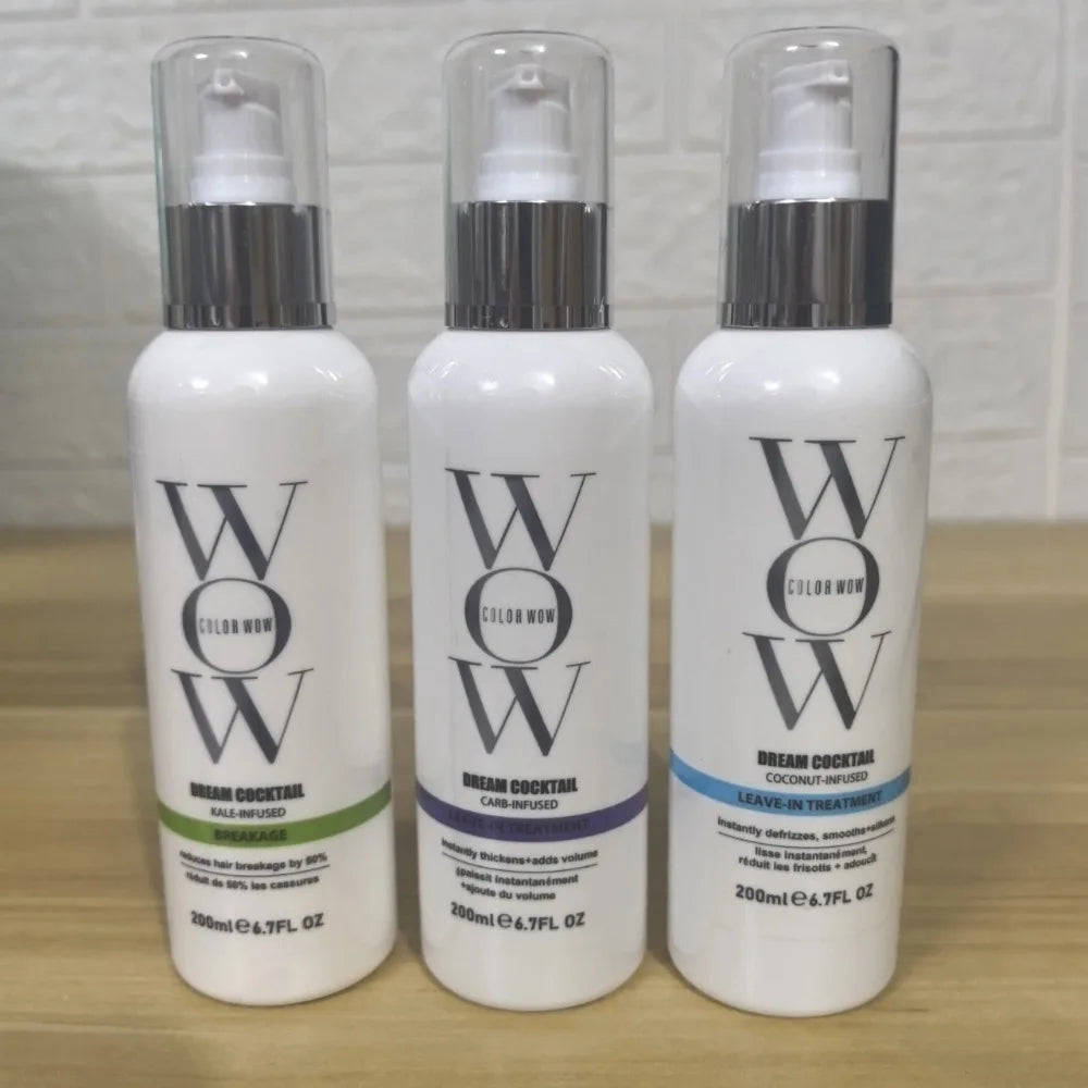 Colorn Wow Anti-Frizz Conditioner Mousse Volume Defining Spray Super Natural Softness Root Smoothing And Smoothing Hair Serum