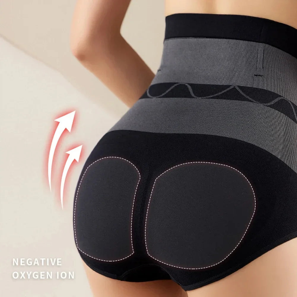 Women's High Waist Belly Slimming Panties Body Shapers Waist Trainer Butt-lifting Non-trace Warm Underwear Hot Underpants Postp