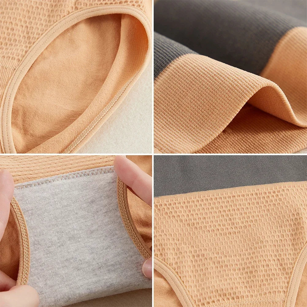Women's High Waist Belly Slimming Panties Body Shapers Waist Trainer Butt-lifting Non-trace Warm Underwear Hot Underpants Postp