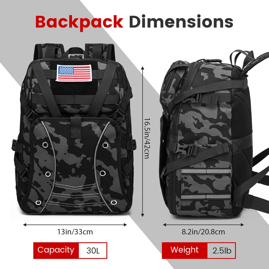Motorcycle Helmet Backpack Large Capacity Waterproof Helmet Holder Cycling Riding Helmet Backpack Travel Bag  Motorbike Bag