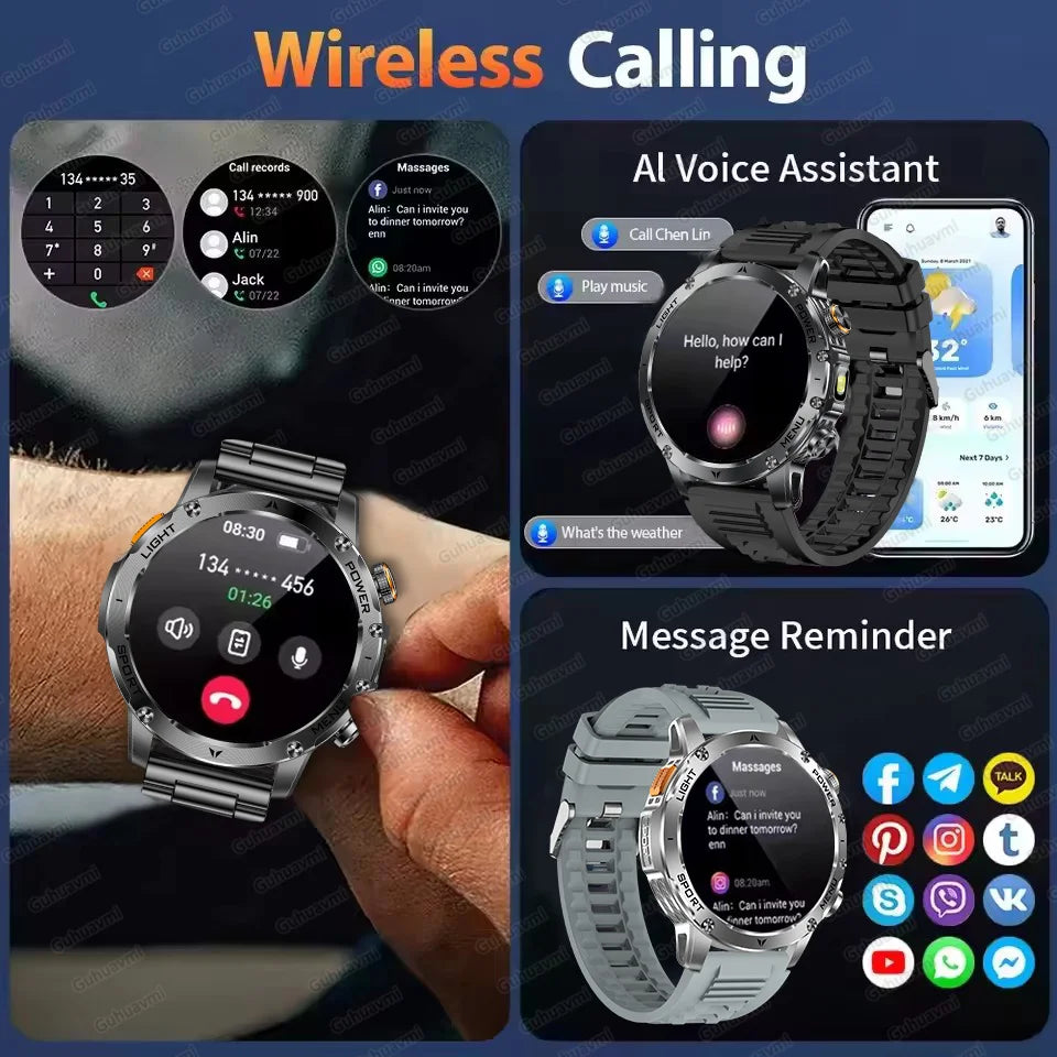 2026 Men Sturdy Durable Smart Watch