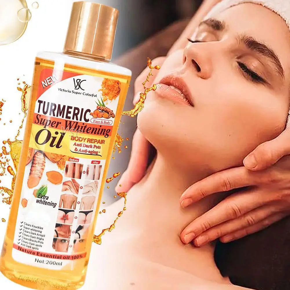 Turmeric Face Whitening Serum Turmeric Anti-oxidation Serum Turmeric Dark Spot Corrector Serum Facial Brighten Turmeric Oil Soap