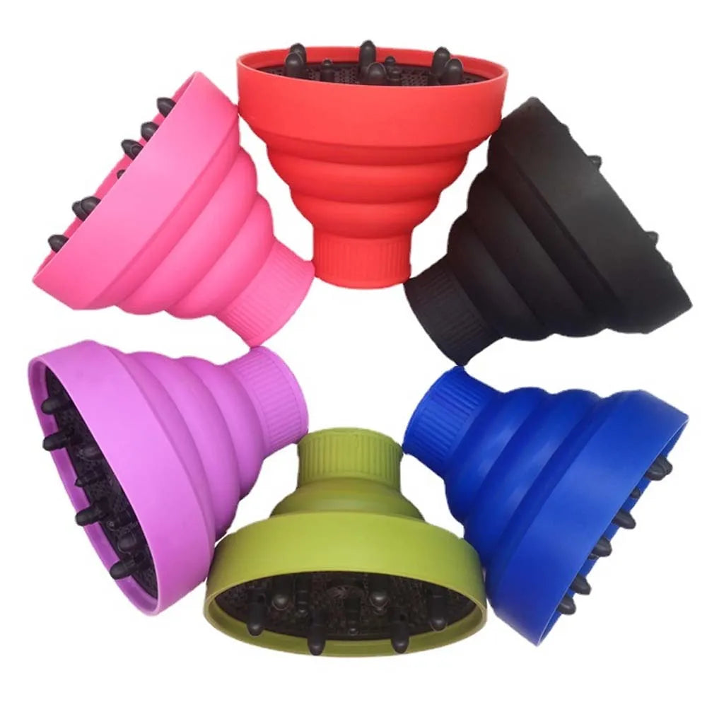 Profession Blow Dryer Diffuser Attachment for Natural Thick Hair Collapsible Hair Blower Diffuser Styling Hairdressing Tool