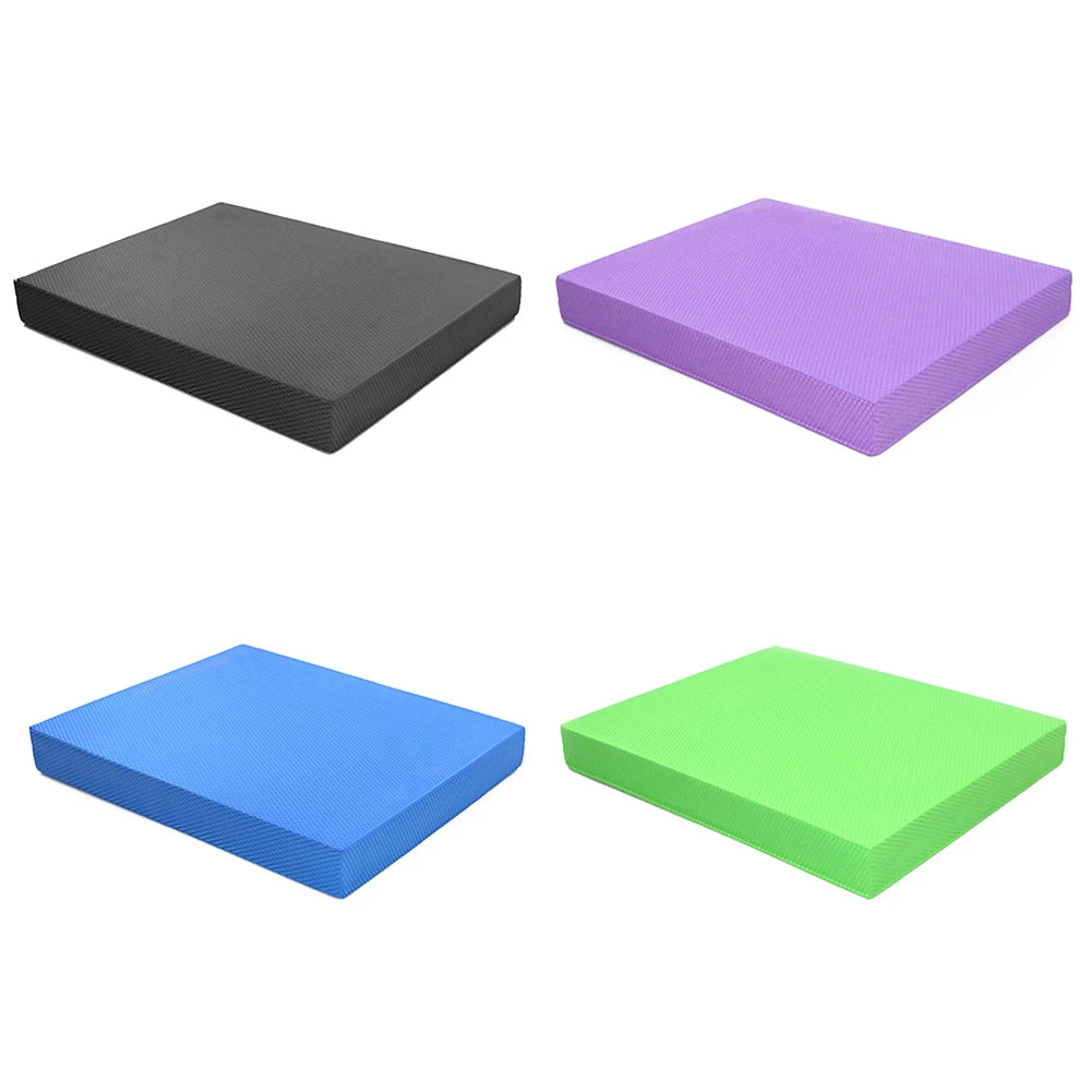 TPE Yoga Mat Soft Balance Pad Cushion Trainer Gym Pilates Block Fitness Knee Pad Thickened Balance Board Supplies