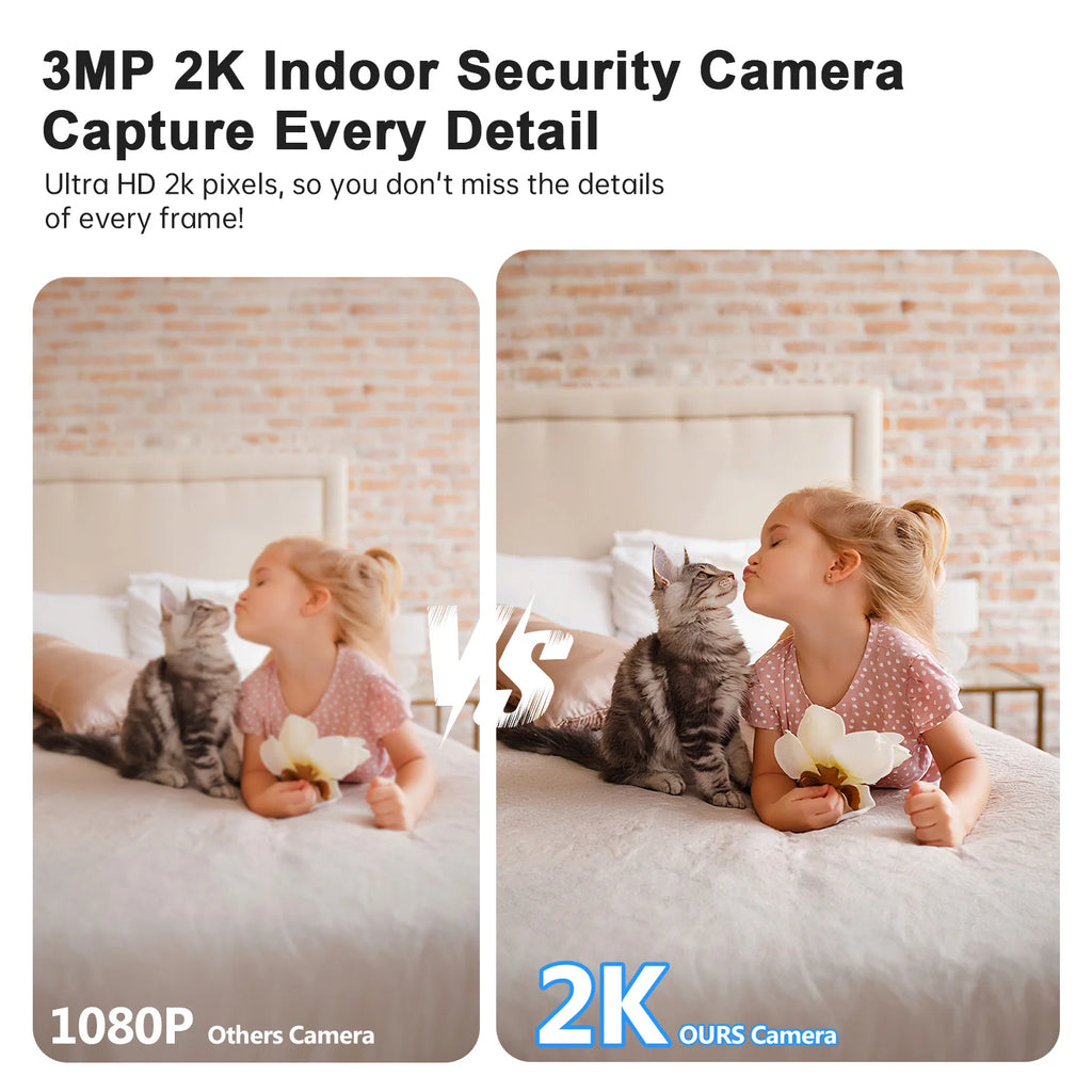 Noahtec 1080P WiFi Camera Outdoor 3MP 5G Security Camera PIR Motion Alarm Cloud Storage Two Way Audio AI alarm/detection