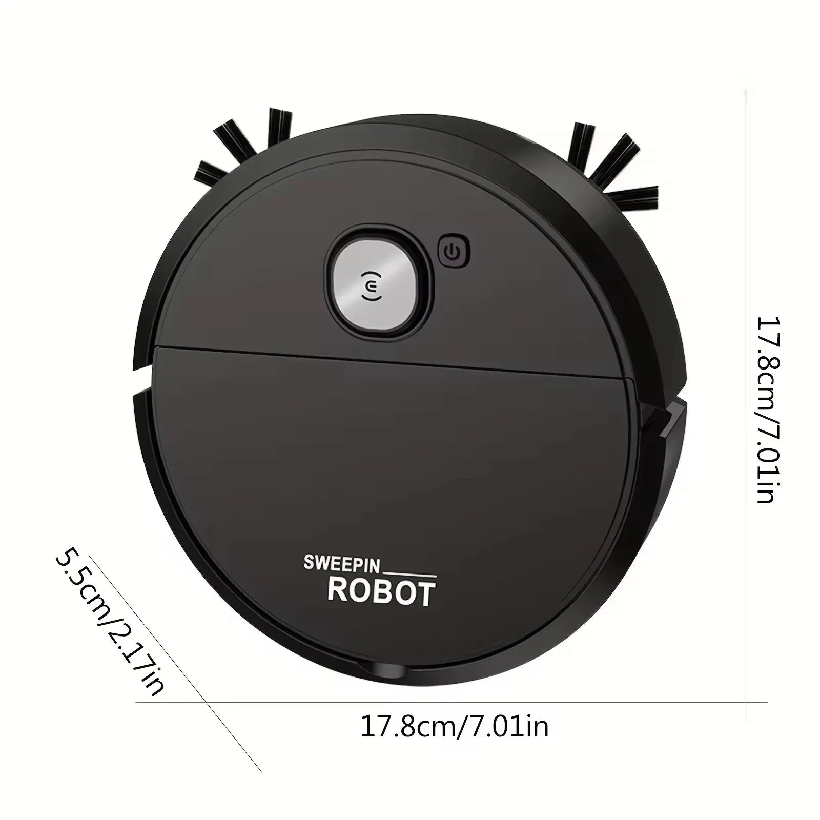 3-in-1 Robot Vacuum Cleaner 4000Pa Strong Suction Smart Sweeping Mopping Robot for Home Floor Dust Pet Hair Quiet Auto Cleaning