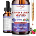 Kidney and Liver Cleanse Detox & Repair Drops with Milk Thistle, Kidney Support Supplement for Urinary Tract & Liver Support