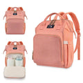 2025 New Multipurpose Diaper Bag Backpack with Changing Pad & Stroller Straps, Large Capacity Mom Bags with Thermal Pocket