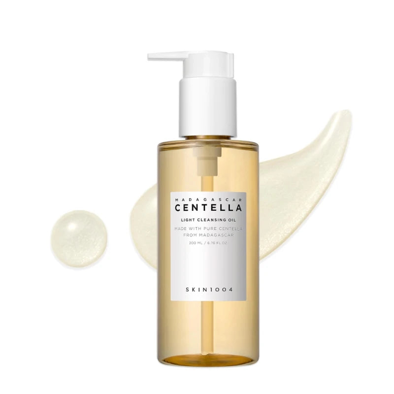 Korean SKIN1004 Skincare Centella  3 Pcs Toning Toner, Pore Care Light Cleansing Oil, Facail Serum for Soothing Sensitive Skin
