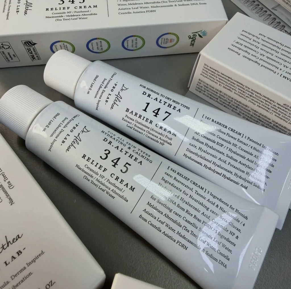 Original Dr.Althea 147 Barrier 345 Relief Cream Antioxidant Whitening Cream Moisturizing Intensive Repair Original Essence Mist