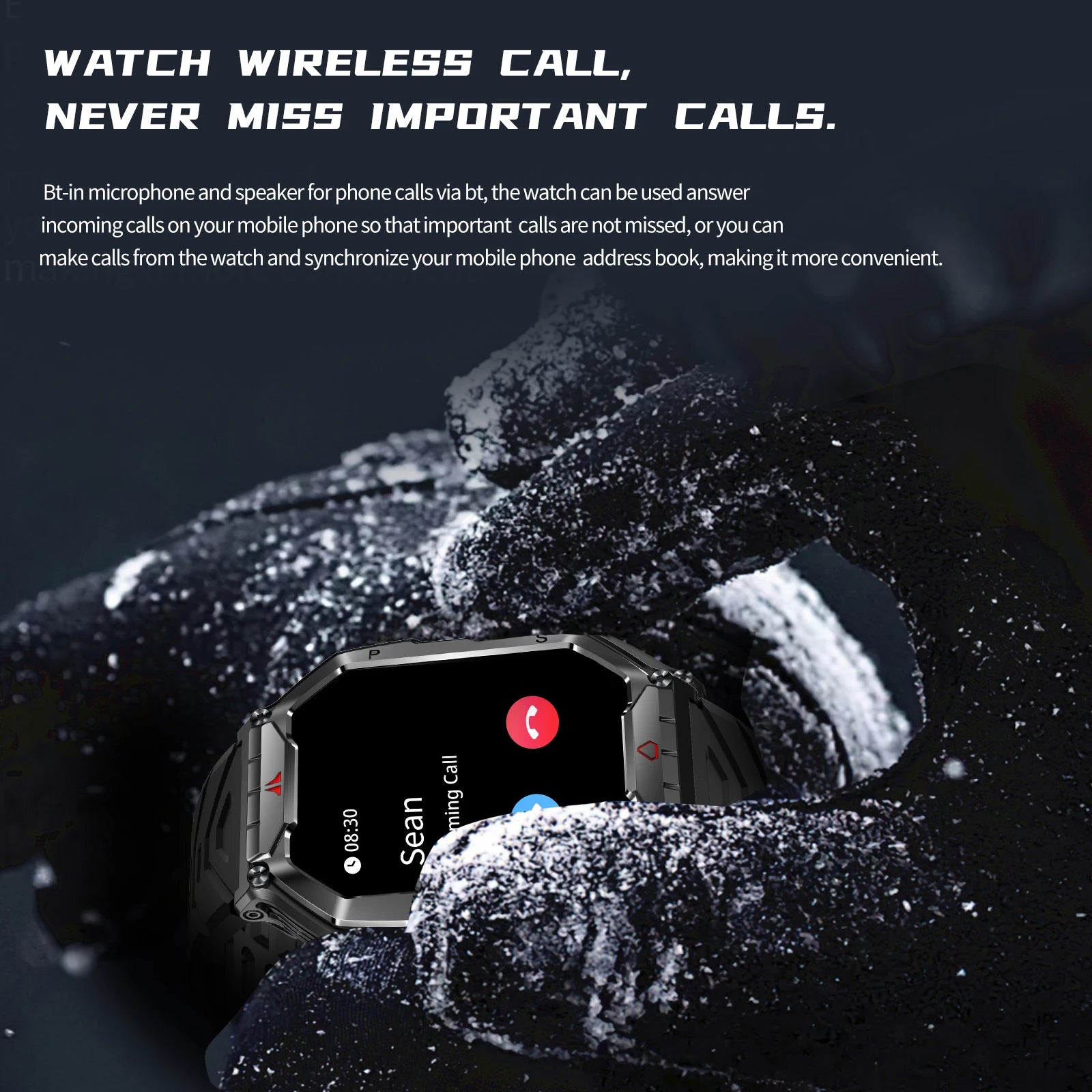 New 2025 Sports Smartwatch - Make Call Message, Pedometer Calorie Counter Activity Tracker