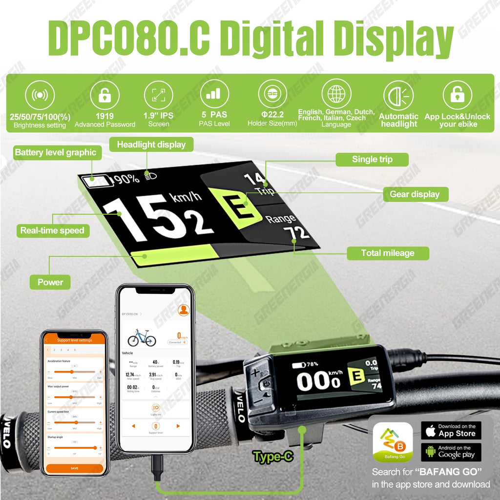 Bluetooth Electric Bike Computer Male Bicycle Speedometer