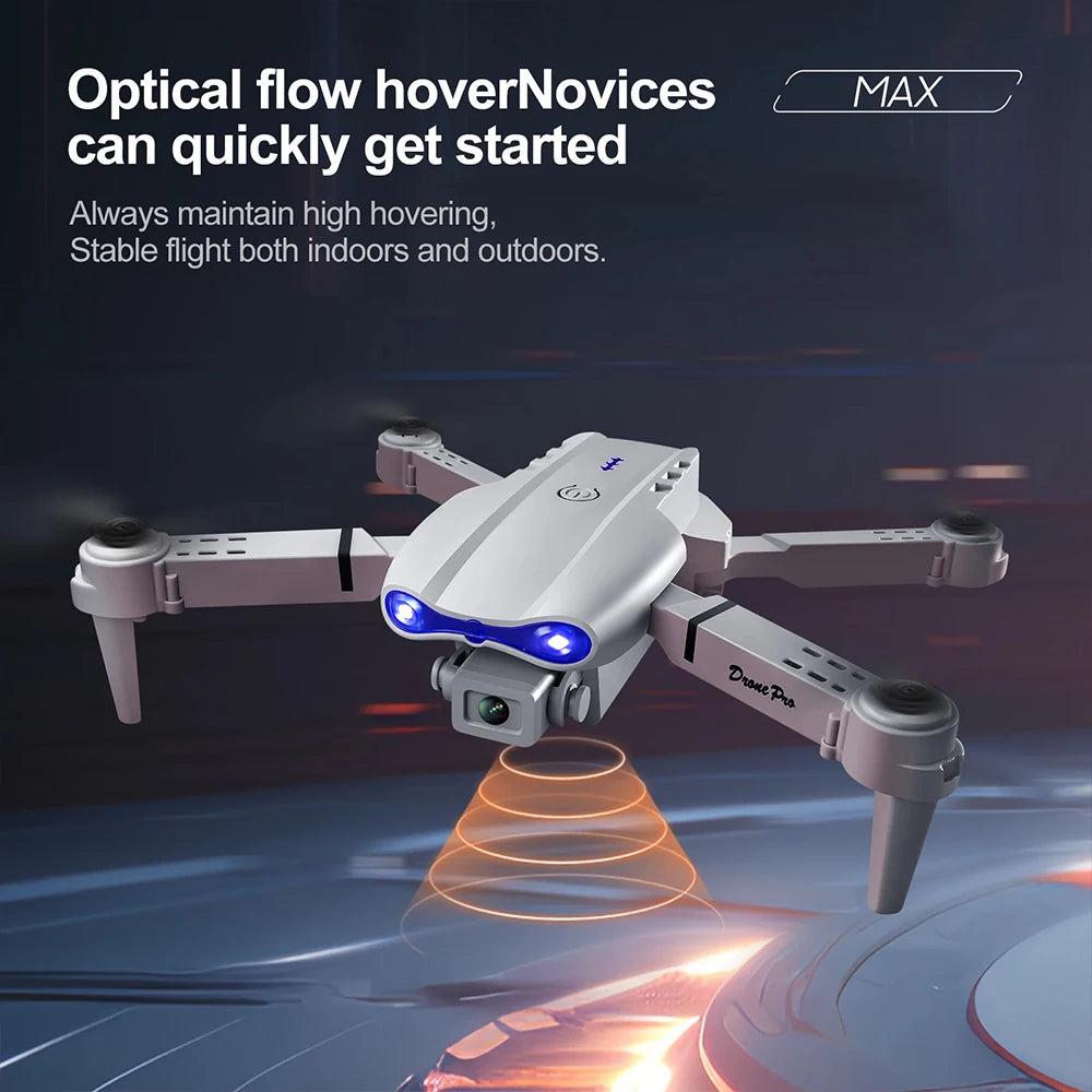 E88 4K professional and videography  Aerial Drone with Large screen on remote control long distance children's toys