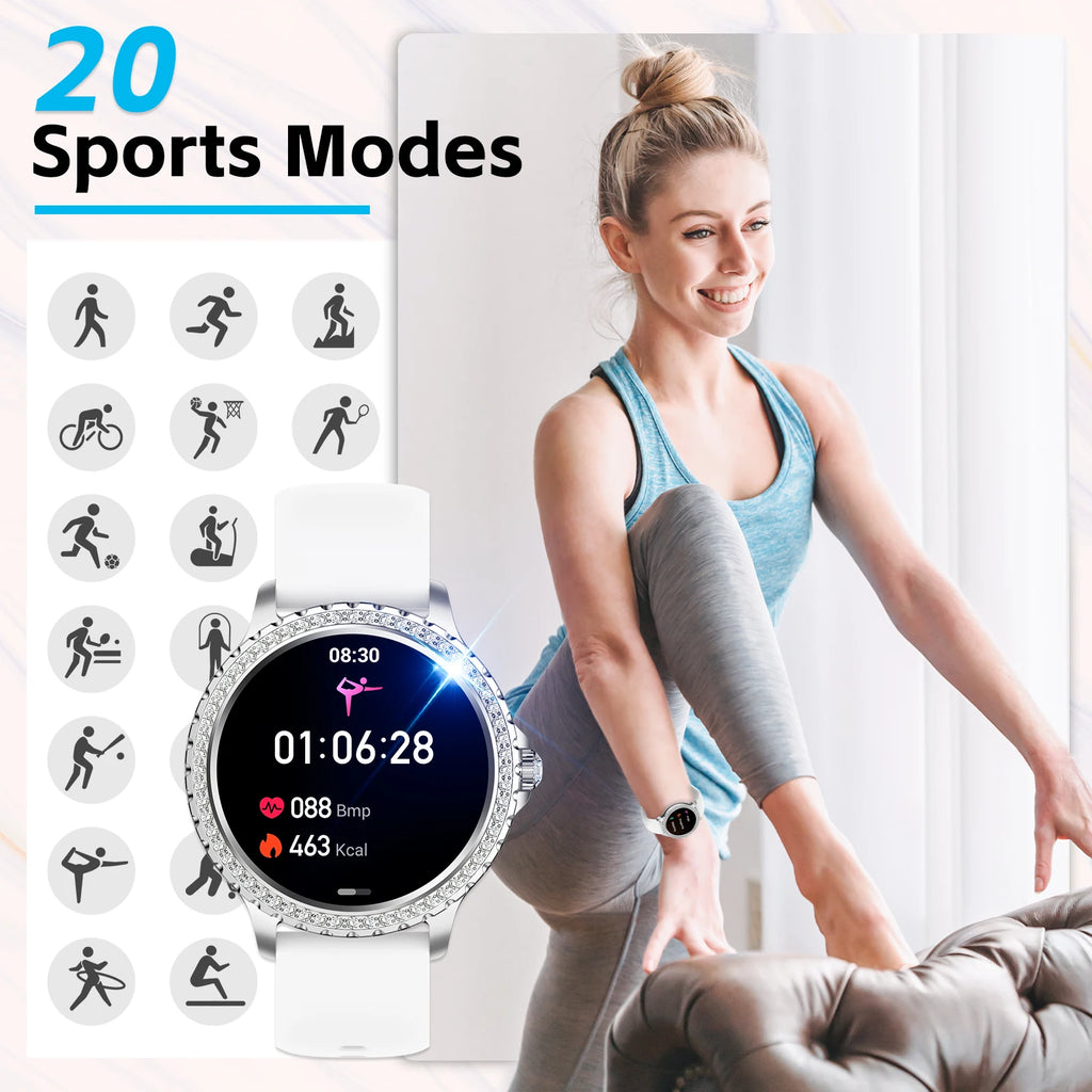 Smart Watch for Women Smartwatch Fitness Tracker for iPhone Android Phones