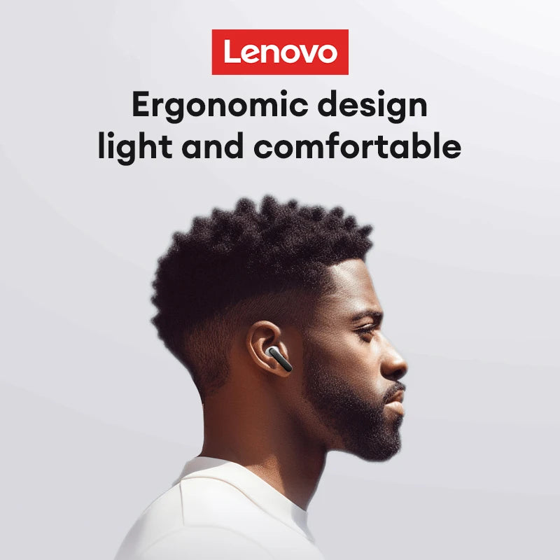 Original Lenovo LP49 Wireless Gaming Earphones Noise Reduction Daul Mode HD Call Earbuds Low Latency Bluetooth 5.4 Headphones