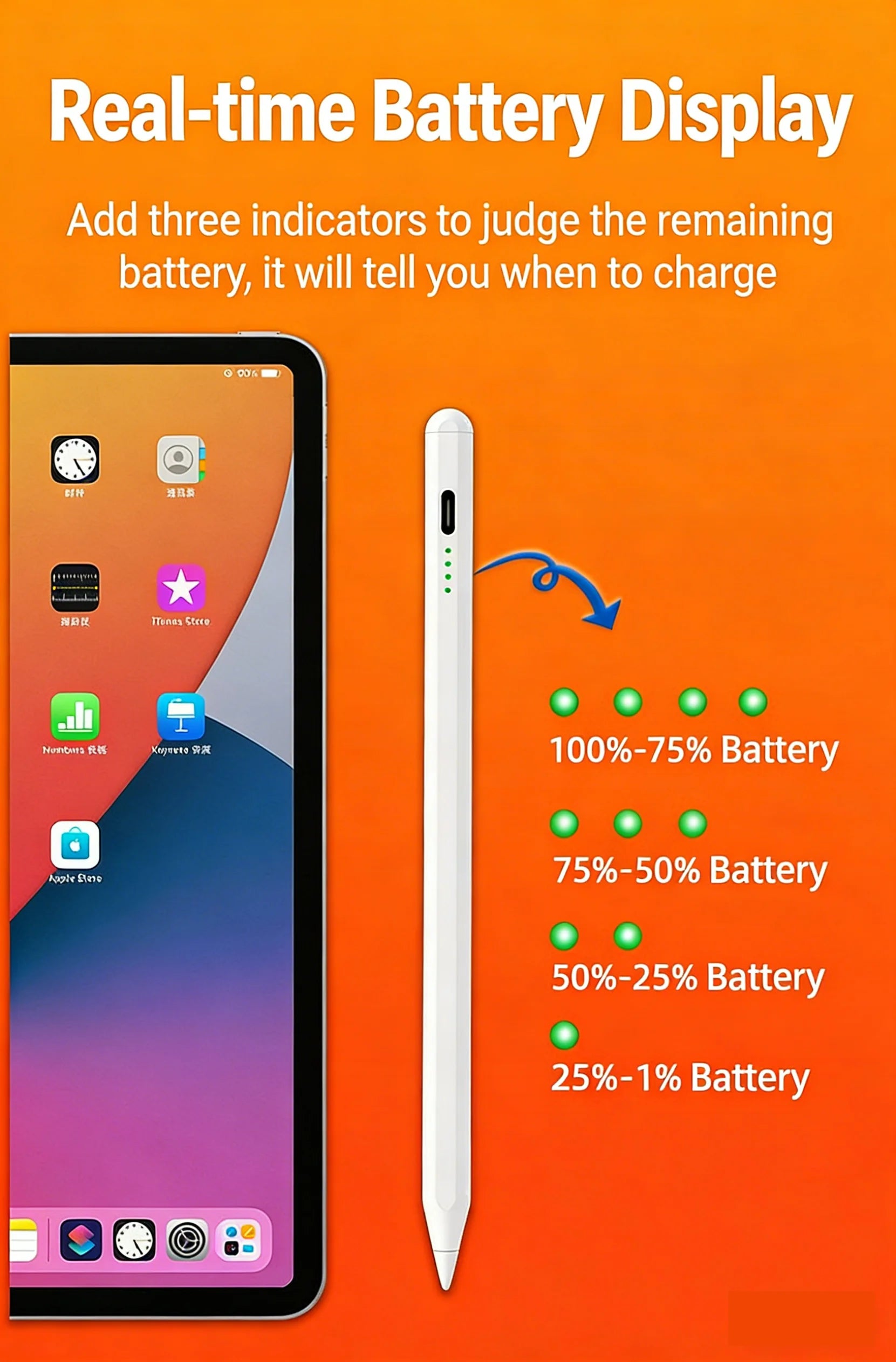 Universal Stylus Pen 2026 for Android & IOS Capacitive Screen Touch Pen Compatible with iPad Huawei Xiaomi Samsung Tablets