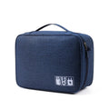 Waterproof Cable Organizer Pouch – Travel Tech Bag for Chargers, USB Cables & Adapters