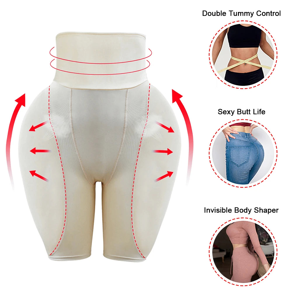 SEXYWG Hip Shapewear Panties Women Butt Lifter Shaper Panties Sexy Body Shaper Push Up Panties Hip Enahncer Shapewear with Pads