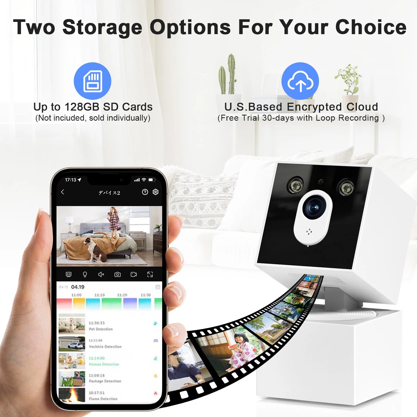 Noahtec 1080P WiFi Camera Outdoor 3MP 5G Security Camera PIR Motion Alarm Cloud Storage Two Way Audio AI alarm/detection