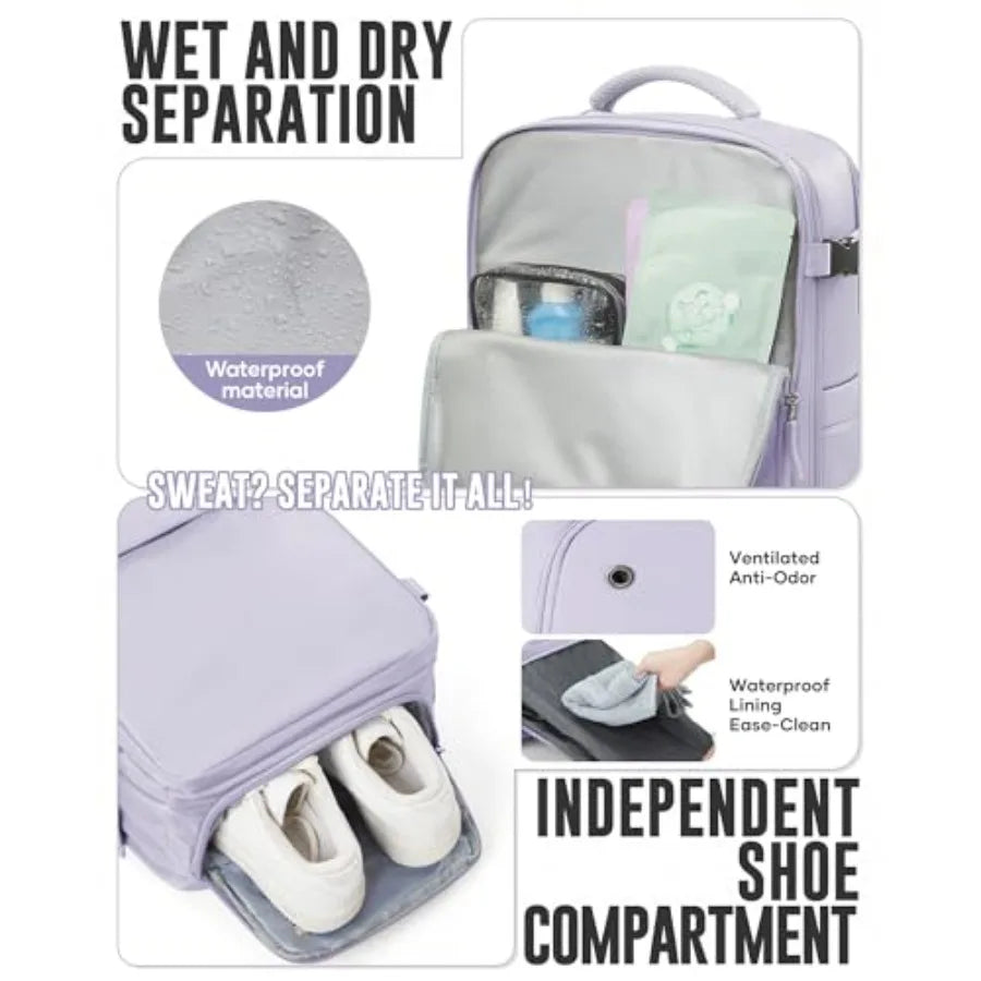 Vacuum Travel Backpack with Electric Pump for Women Men Vacpack Seal Compression Bags Waterproof Travel Backpack Carry on Fligh