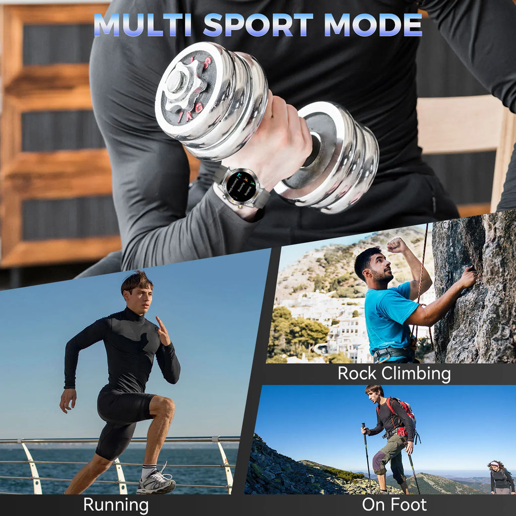 Military Smart Watch for Men1.46"Fitness Tactical Smart watch