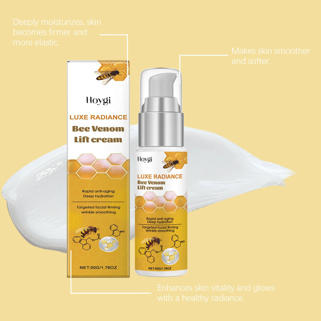Bee Venom Cream Face Remove Wrinkles Lifting Firming Improve Skin Sagging Tightening Nourishing Repair Anti-Aging Moisturizing
