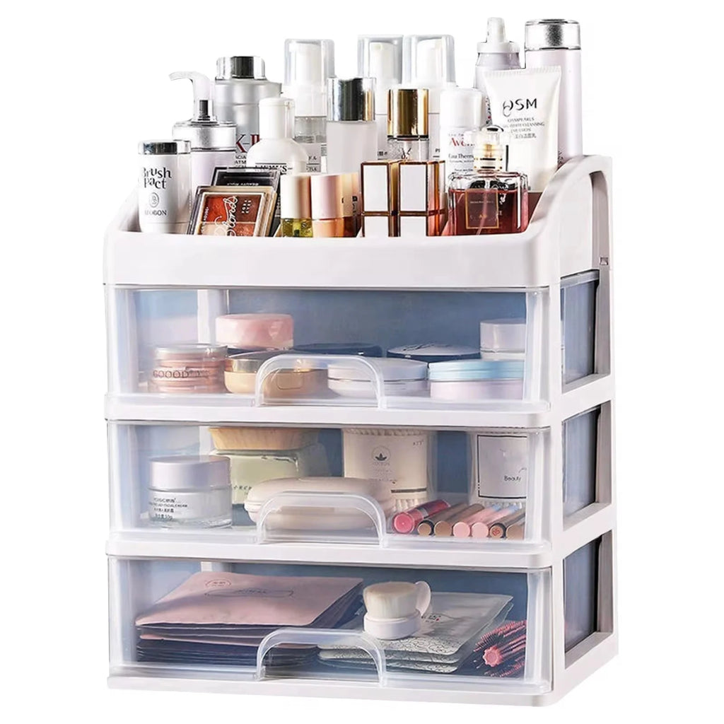 Desktop Storage Box Storage Drawer Hair Decoration Multi-layer Storage Cabinet Cosmetics Jewelry Box Stationery Multi-functional