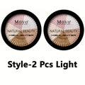 2pcs 5 Colors Highlighter Powder Palette With Pearly Shimmering, Shimmer Glitter Highlight Contouring Palette,