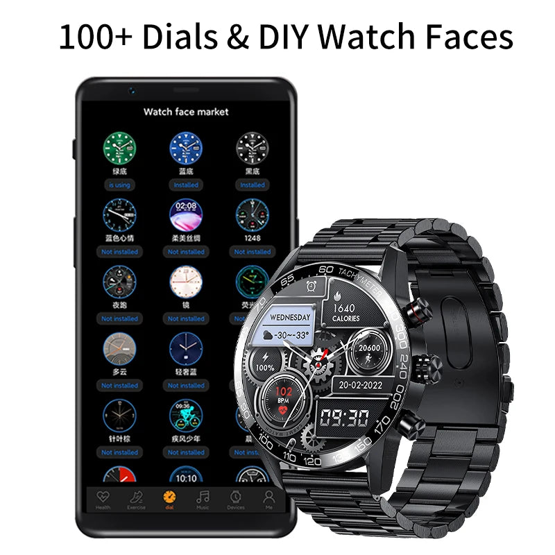 Smart Watch Men 1.32 waterproof  Smartwatch Men